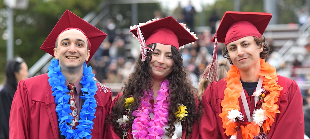 Three MPC Students at Graduation