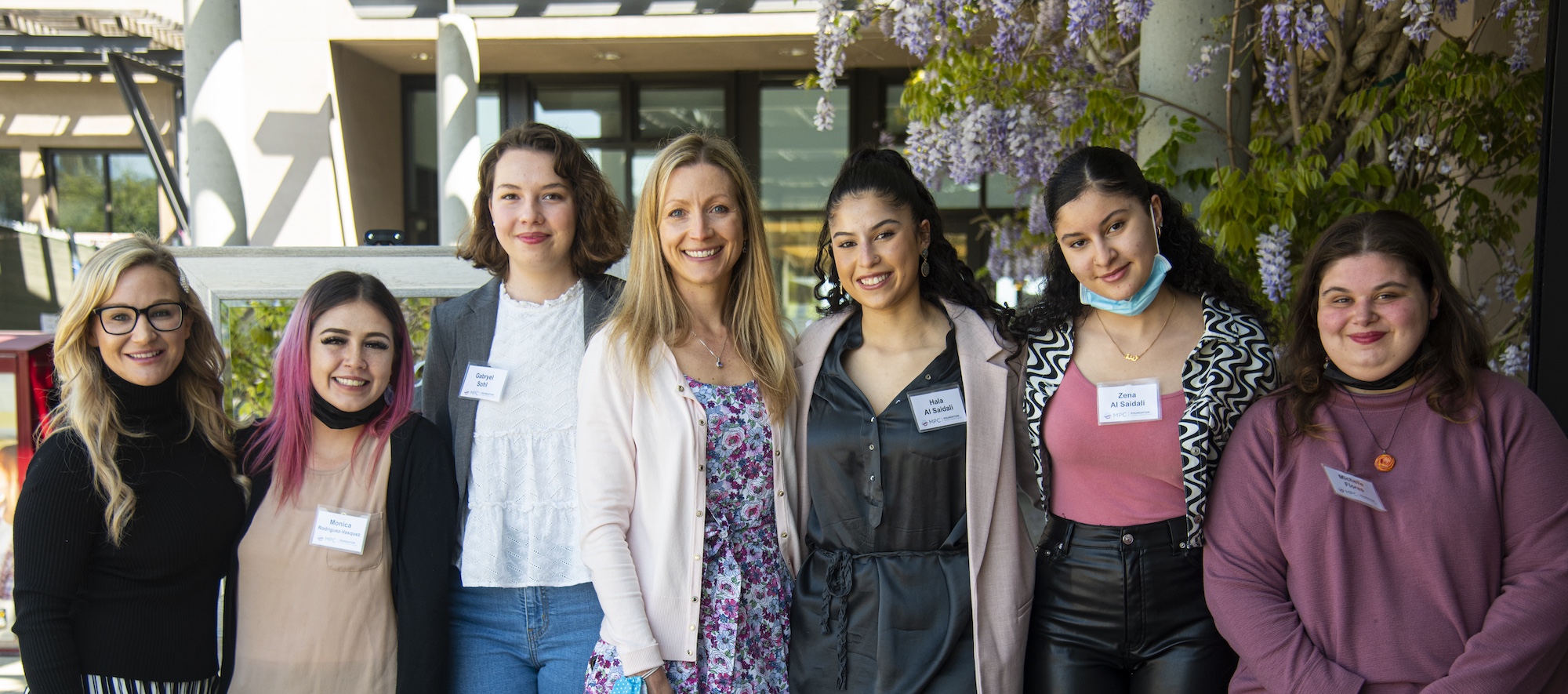 Foundation Staff Posing with Students